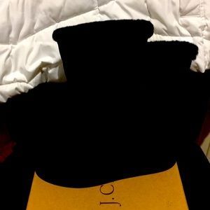 NIB J.Crew black Alpine short boots